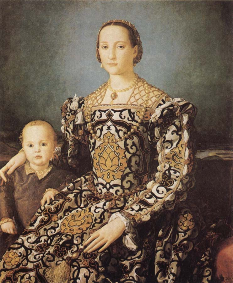 Agnolo Bronzino Eleonora of Toledo and her Son Giovanni